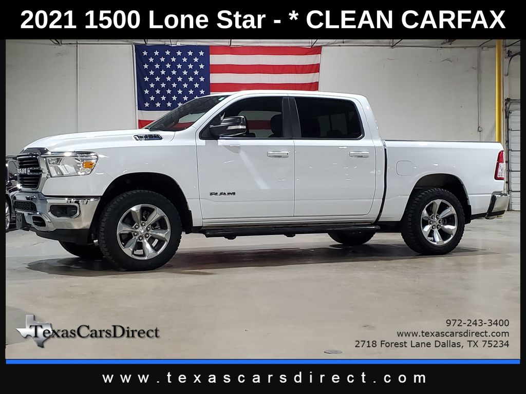 2021 RAM 1500 Big Horn/Lone Star 4x4 Crew Cab 5'7's photo