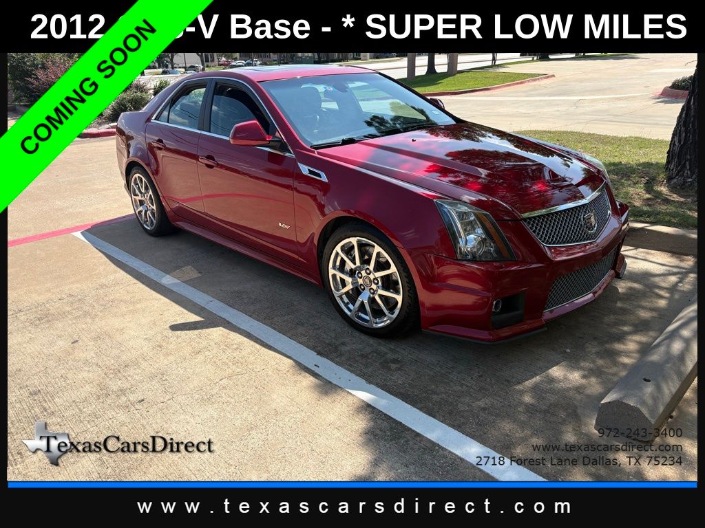 2012 Cadillac CTS-V V RWD's photo