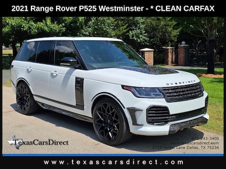 2021 Land Rover Range Rover Westminster Overfinch Velocity 1 of 10 Â· $240K Bu SUV