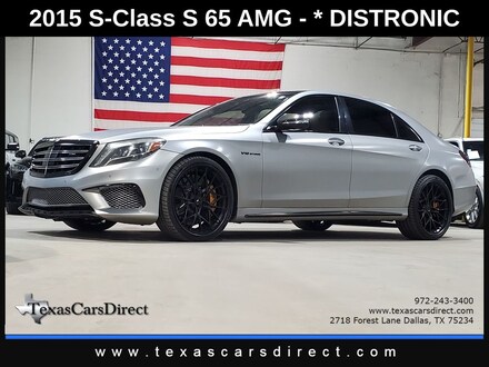 2015 Mercedes-Benz S-Class S 65 AMGÂ® Carbon Ceramic Brakes/Carbon Fiber-$26K Sedan