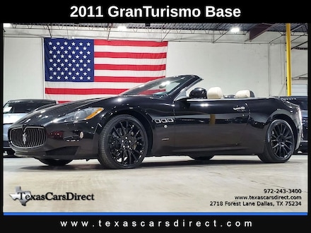 2011 Maserati Granturismo Base Clean Carfax/HTD Lthr/20in/Bose/NAV Convertible