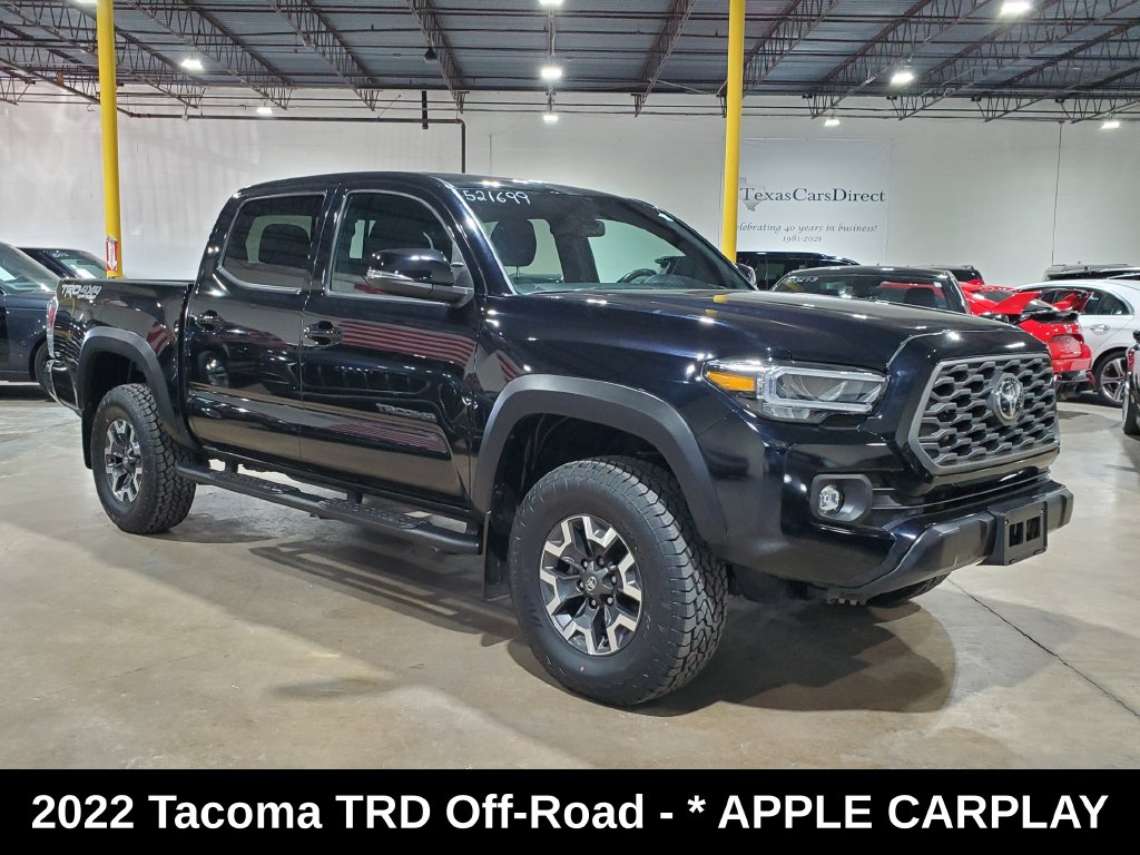 2022 Toyota Tacoma TRD Off-Road V6 Double CAB 4WD/Apple/Camera thumbnail 3