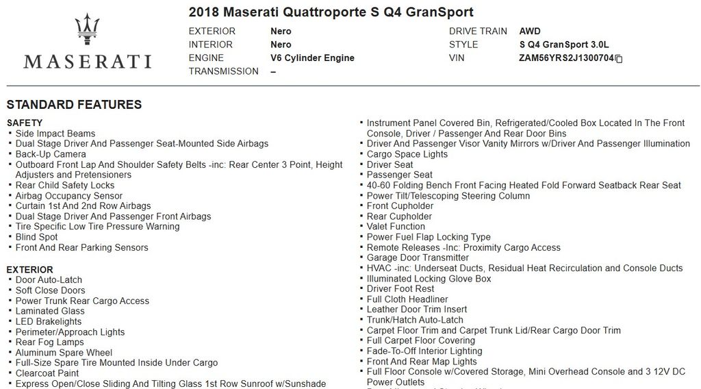 2018 Maserati Quattroporte S GranSport - Photo 17