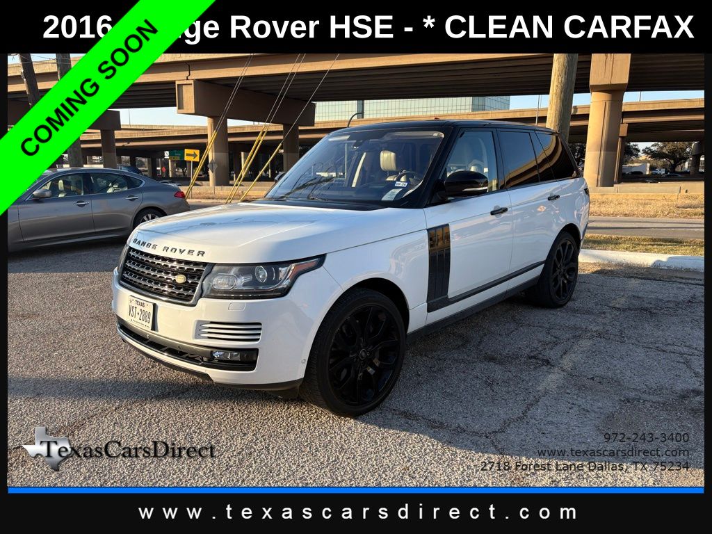 2016 Land Rover Range Rover HSE