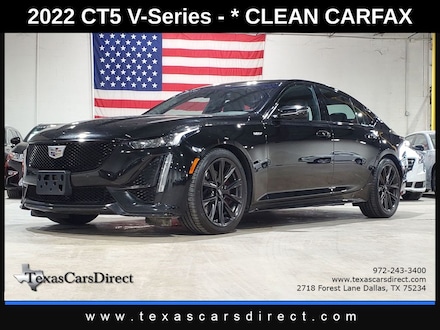 2022 CADILLAC CT5 V-Series Clean Carfax/Apple/Adaptive Cruise/Pano R Sedan