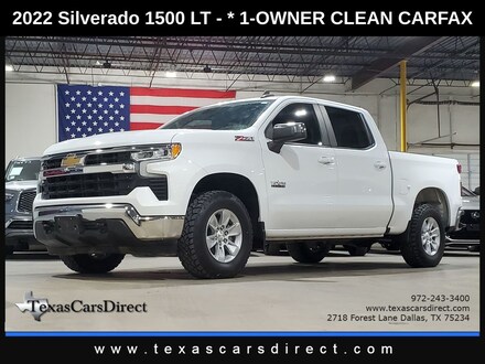 2022 Chevrolet Silverado 1500 LT 5.3L V8 Crew CAB 4WD/1-Owner Clean Carfax Truck Crew Cab