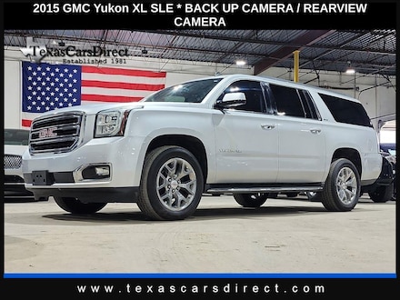 2015 GMC Yukon XL SLE 1500 CLEAN CARFAX/CAMERA/3RD ROW/DRIVER ALERT SUV
