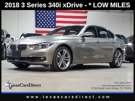 2018 BMW 3 Series 340i xDrive LOW MILES/M SPORT/PREMIUM/LUXURY Sedan