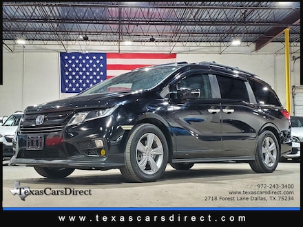 2019 Honda Odyssey EX-L CLEAN CARFAX/DVD-TV/HEATED LTHR/SUNROOF Van