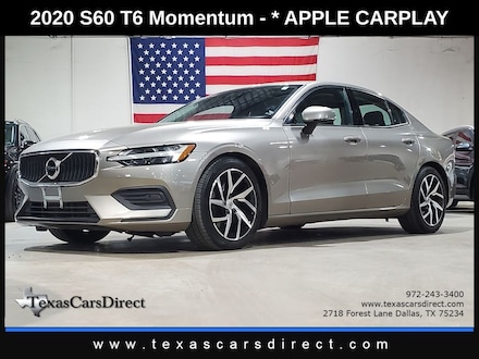 2020 Volvo S60 T6 Momentum AWD/Premium PKG/Apple/Blind Spot Sedan