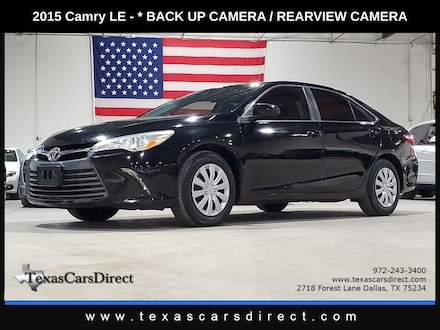 2015 Toyota Camry LE Camera/35MPG/Just Serviced Sedan