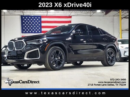 2023 BMW X6 xDrive40i 1-OWNER CLEAN CARFAX/PREMIUM/4-ZONE/21in Sports Activity Coupe