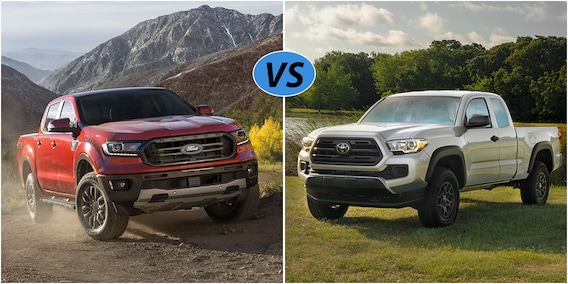 2019 Ford Ranger Vs 2019 Toyota Tacoma Texas Country Ford