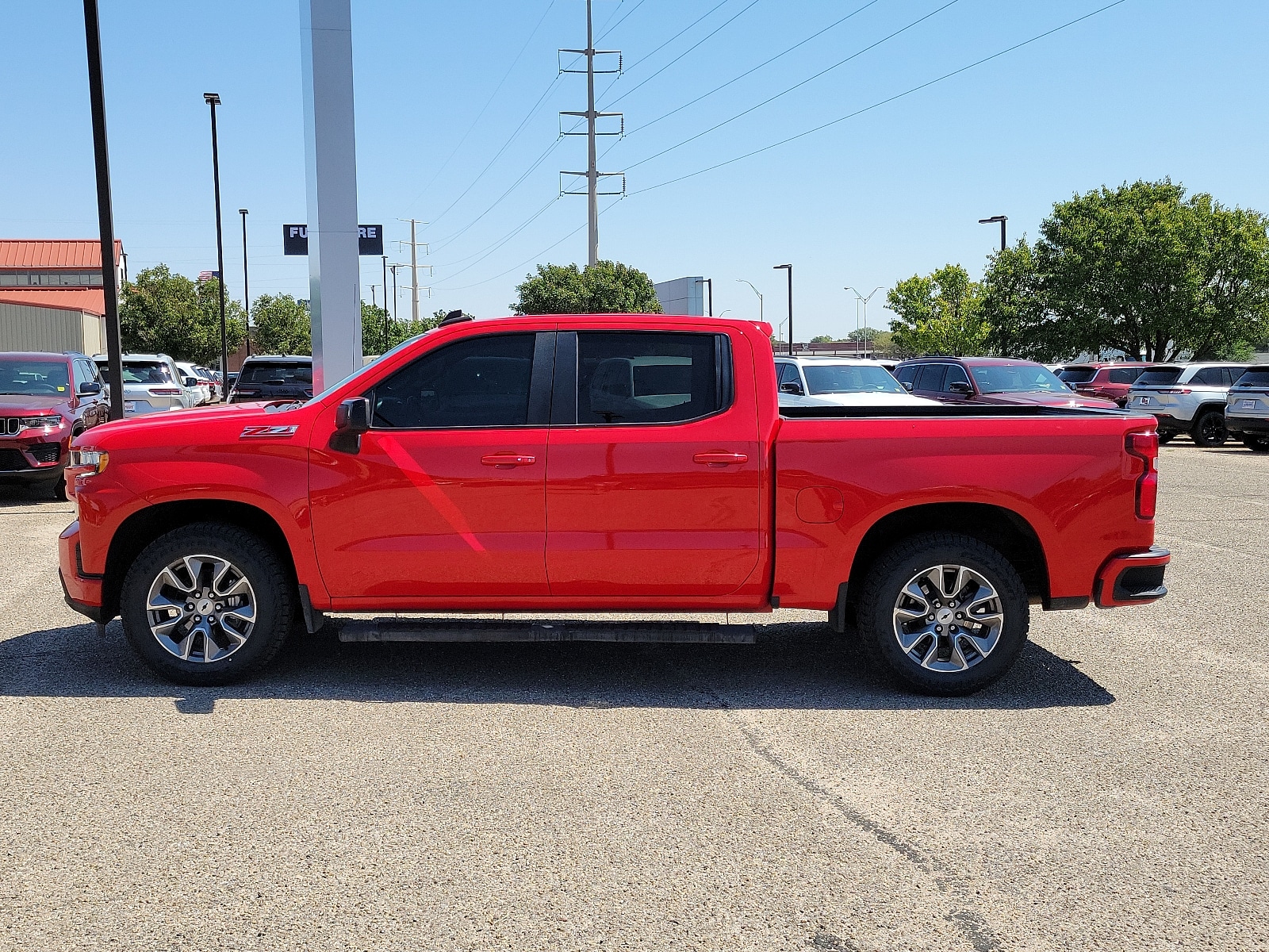 Used 2021 Chevrolet Silverado 1500 RST with VIN 1GCUYEED9MZ154095 for sale in Amarillo, TX