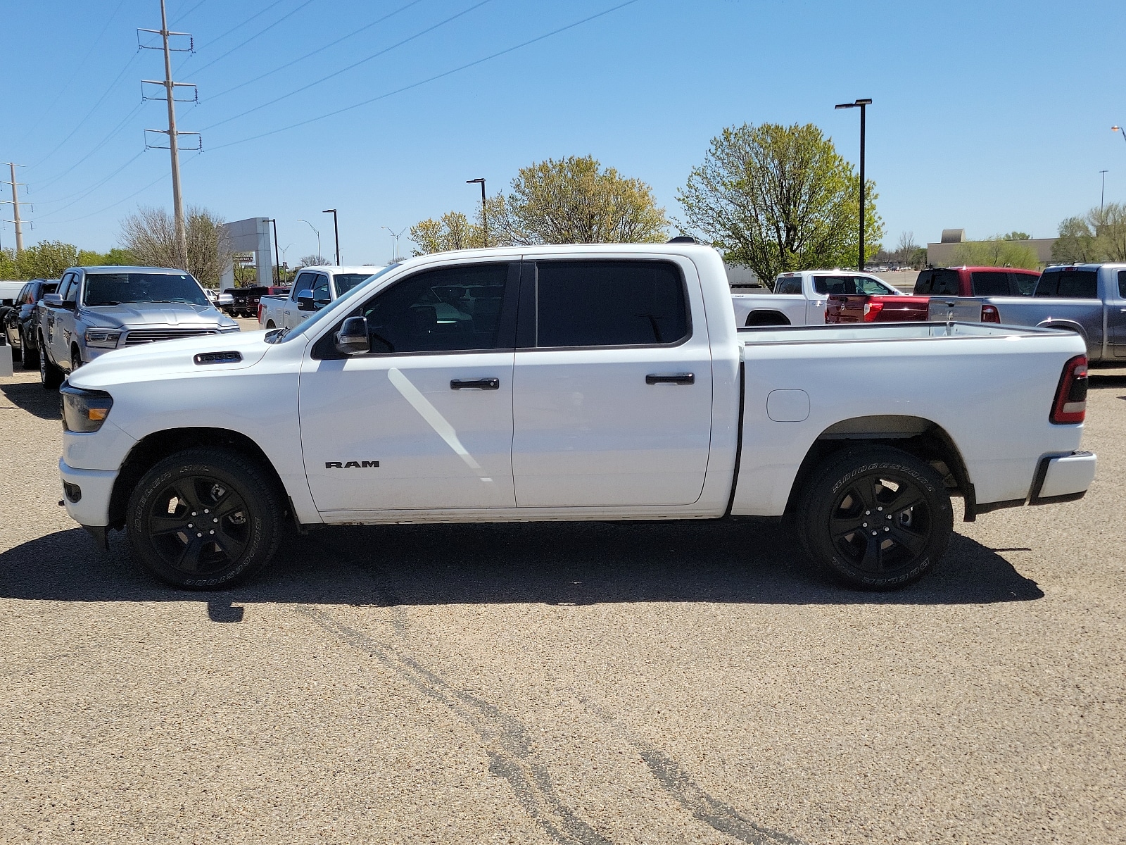 Used 2024 RAM Ram 1500 Pickup Big Horn/Lone Star with VIN 1C6SRFFT8RN144633 for sale in Amarillo, TX