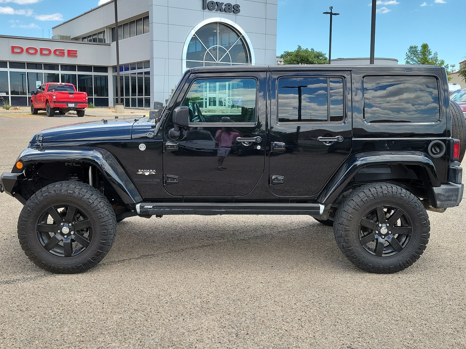 Used 2016 Jeep Wrangler Unlimited Sahara with VIN 1C4HJWEG6GL214802 for sale in Amarillo, TX