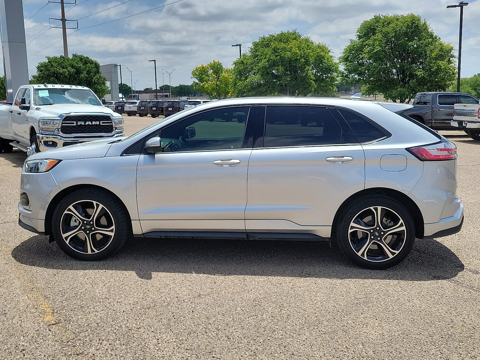Used 2019 Ford Edge ST with VIN 2FMPK4AP8KBC19927 for sale in Amarillo, TX