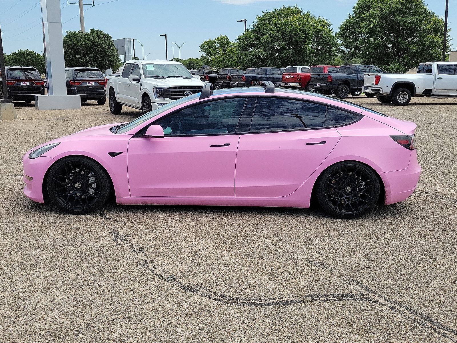 Used 2021 Tesla Model 3 Base with VIN 5YJ3E1EBXMF858596 for sale in Amarillo, TX