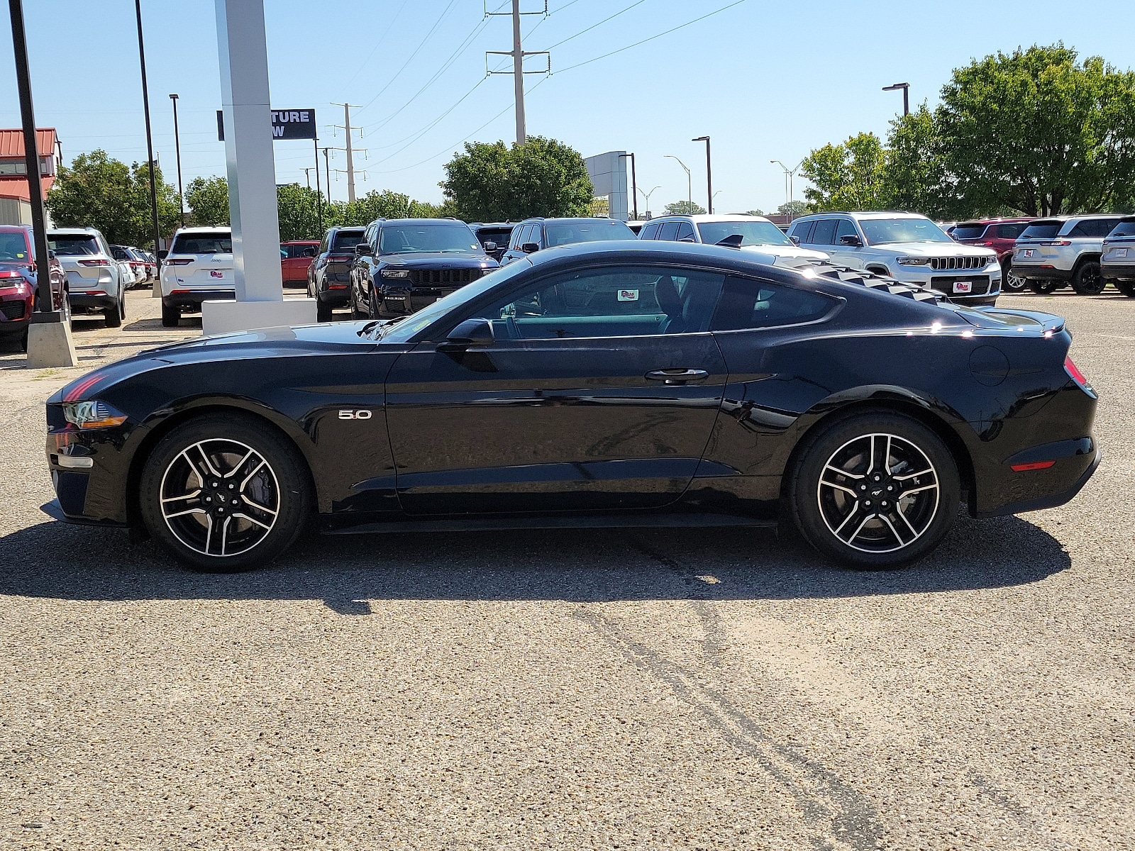 Used 2021 Ford Mustang GT Premium with VIN 1FA6P8CF6M5132845 for sale in Amarillo, TX