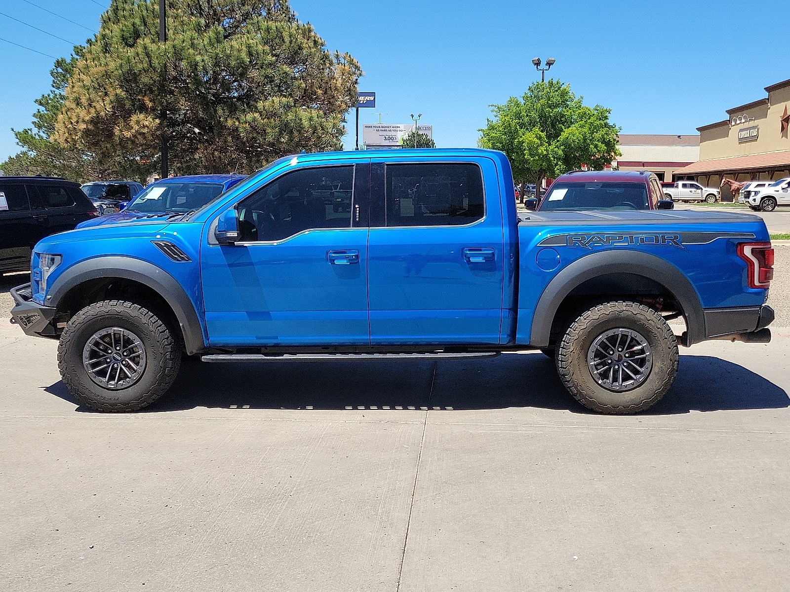 Used 2020 Ford F-150 Raptor with VIN 1FTFW1RG0LFB21028 for sale in Amarillo, TX