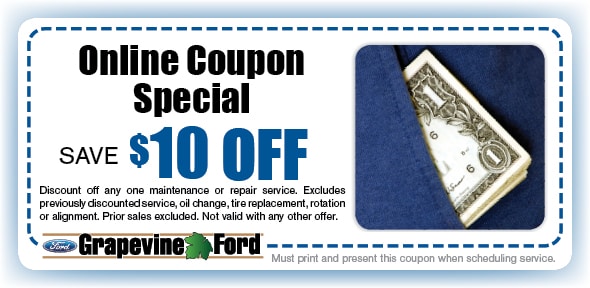 Online Coupon Special | Grapevine Ford