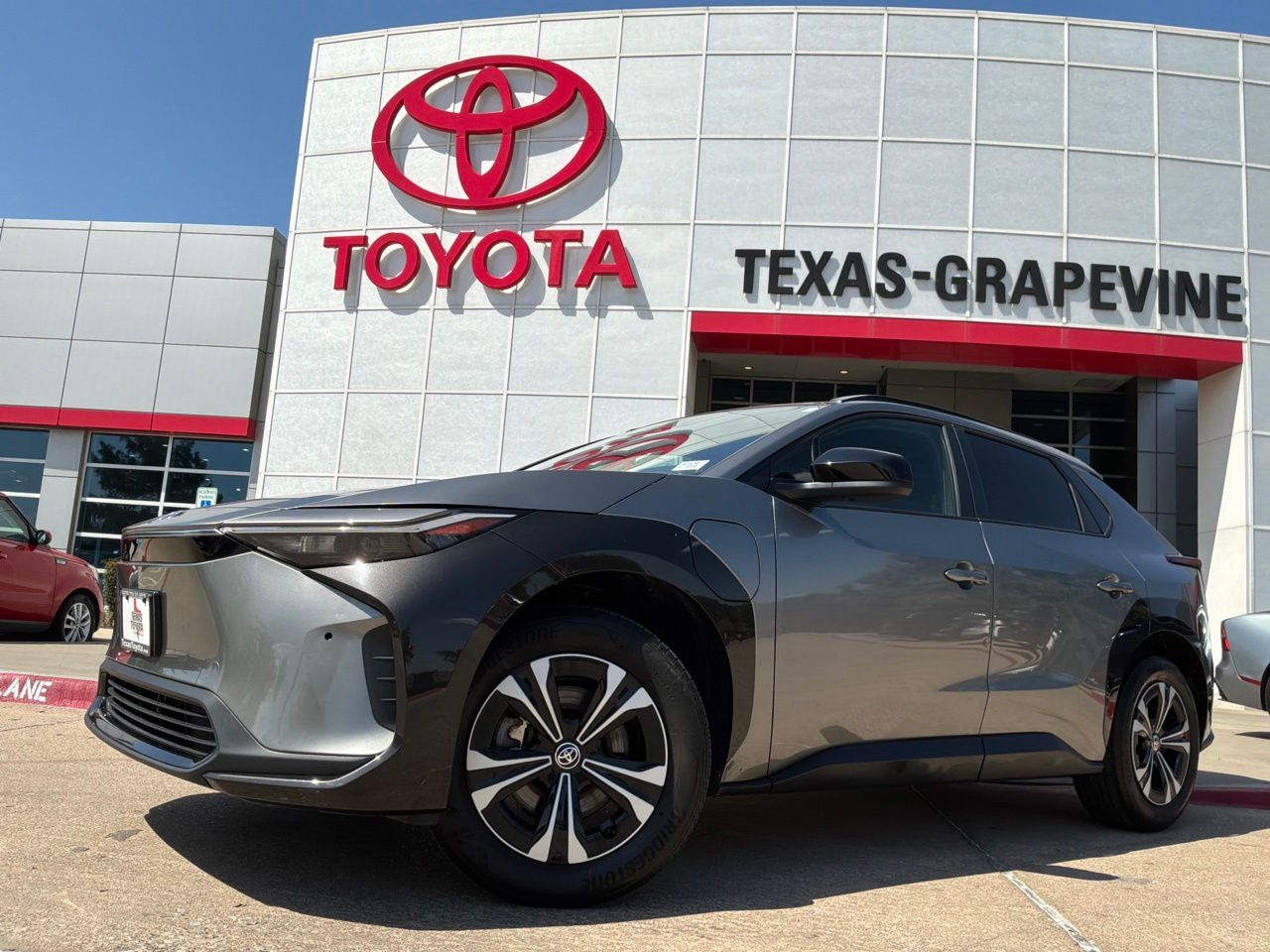 Used 2023 Toyota bZ4X XLE with VIN JTMABACA9PA036296 for sale in Grapevine, TX