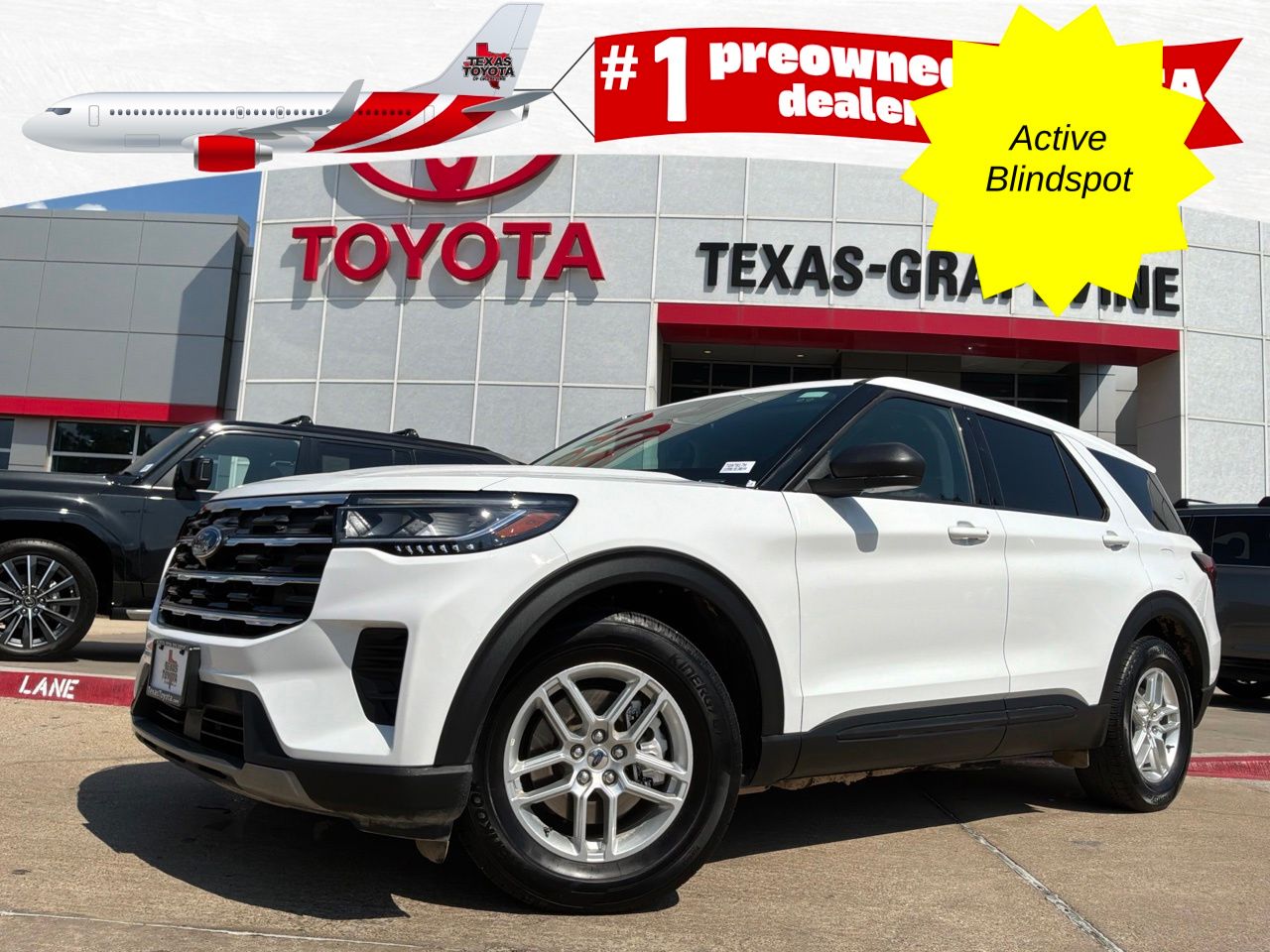Oxford White 2026 Ford Explorer SUV / Crossover Rear-Wheel Drive Automatic