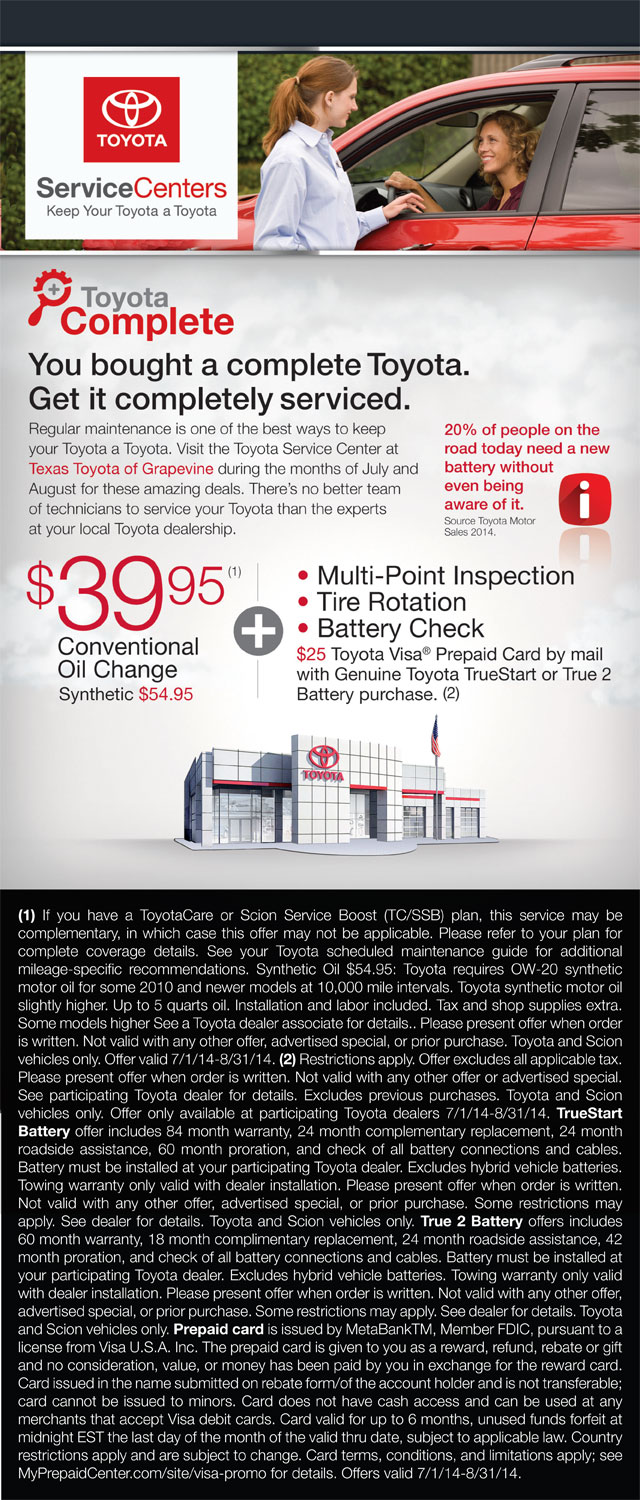Toyota Complete | Texas Toyota of Grapevine