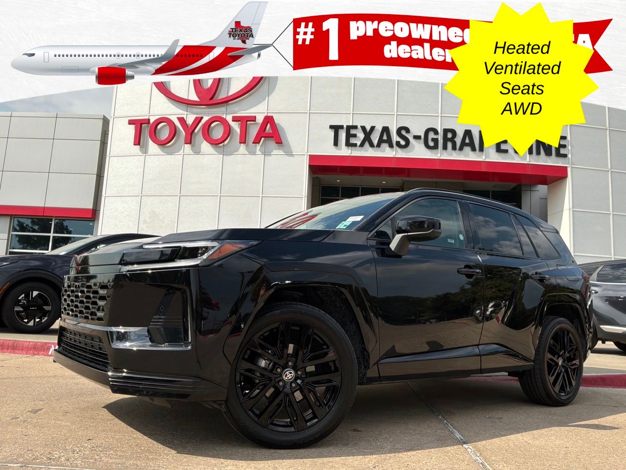 Midnight Black Metallic 2026 Toyota RAV4 SUV / Crossover All-Wheel Drive Continuously Variable Transmission