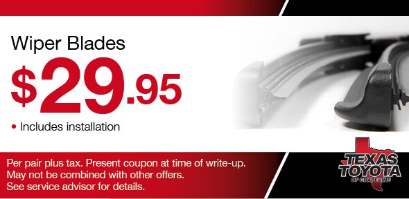 Windshield Wiper Blades, Grapevine, TX Automotive Service Special Special