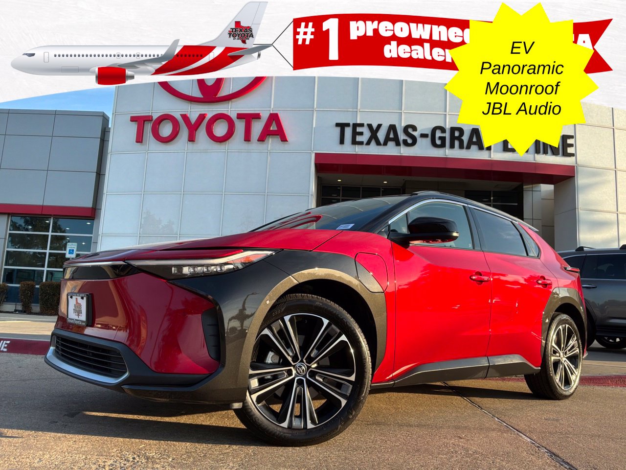 Used 2024 Toyota bZ4X Limited with VIN JTMAAAAAXRA048854 for sale in Grapevine, TX