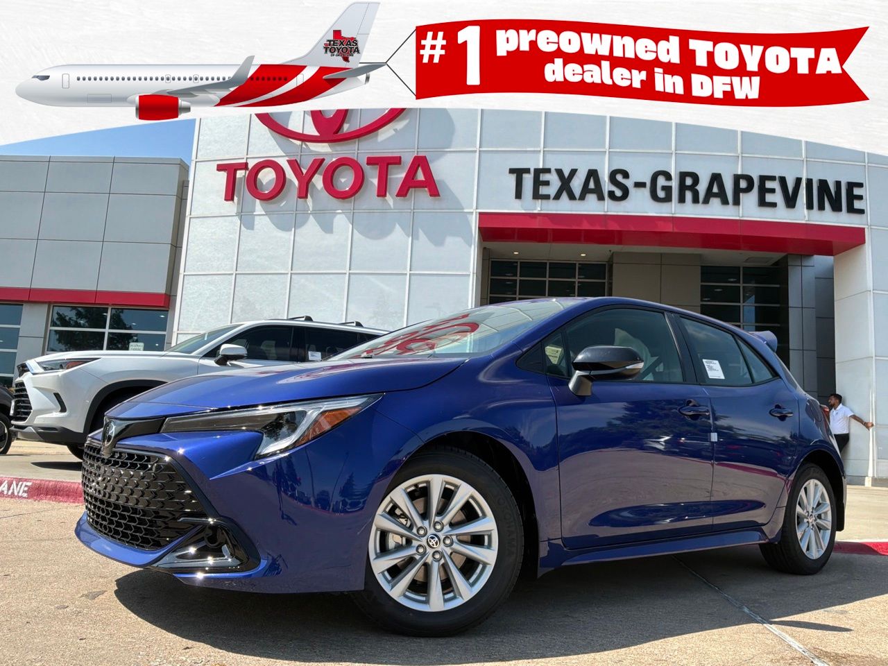 Blue Crush 2026 Toyota Corolla Hatchback Hatchback Front-Wheel Drive Continuously Variable Transmission