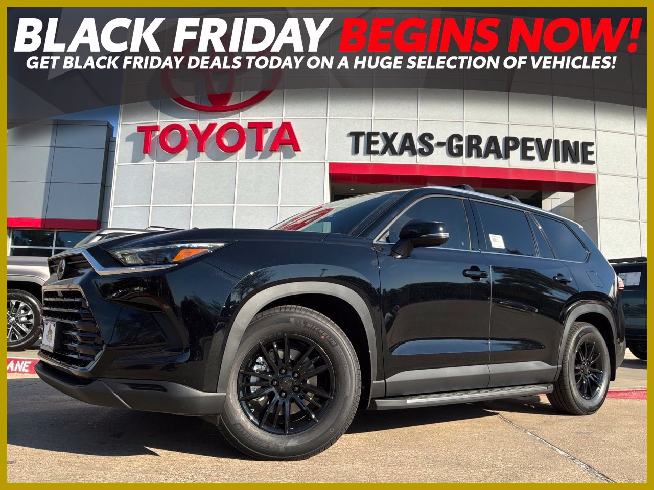 Midnight Black 2026 Toyota Grand Highlander SUV / Crossover Front-Wheel Drive 8-Speed Automatic Overdrive