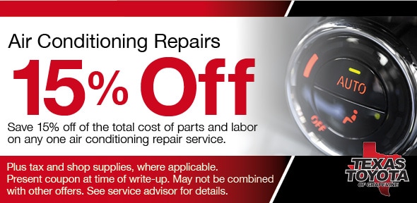 Toyota Air Conditioner Service | Dallas Fort Worth Suburb Toyota Dealer