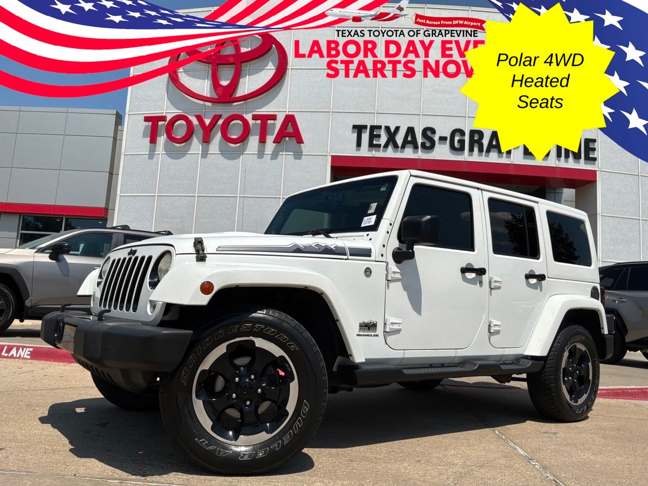 Pre-Owned 2014 Jeep Wrangler Unlimited Polar Edition