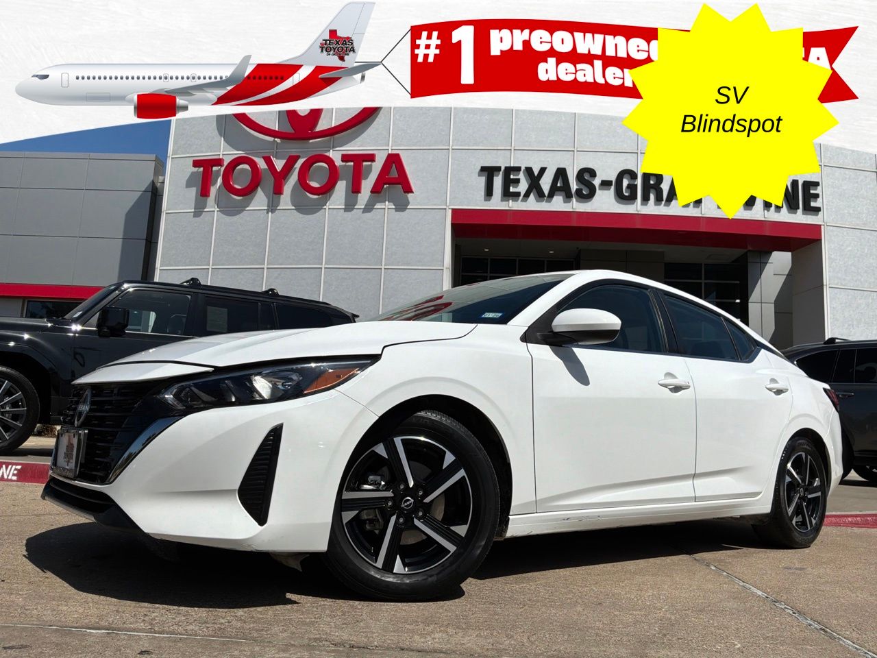 White (Fresh Powder) 2025 Nissan Sentra Sedan Front-Wheel Drive Continuously Variable Transmission