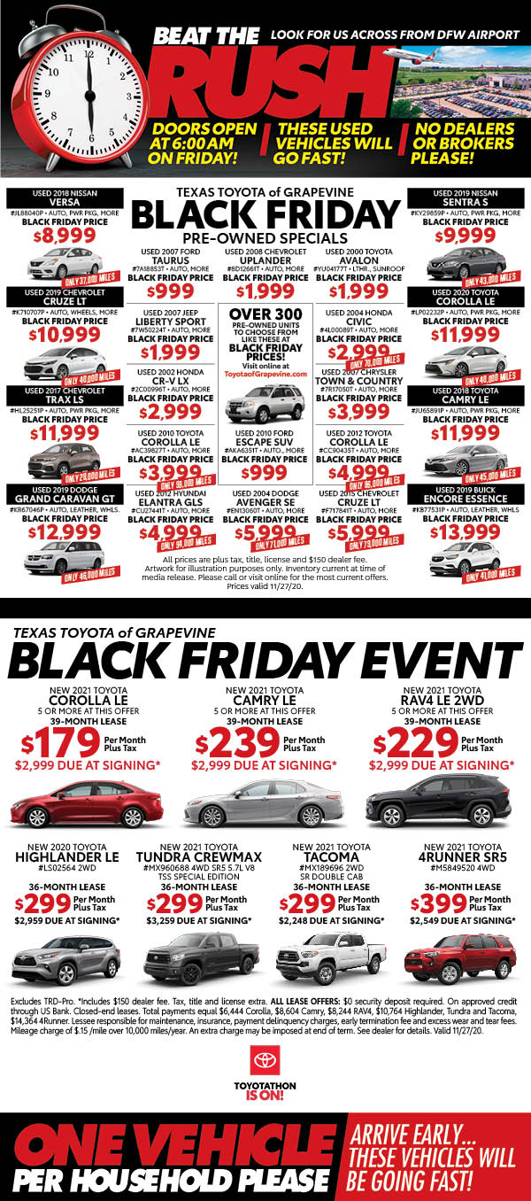 Black Friday Car Sales Grapevine Texas Great Black Friday Car Deals