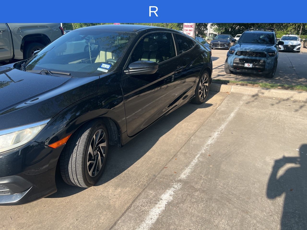Used 2016 Honda Civic LX-P with VIN 2HGFC4B07GH305153 for sale in Grapevine, TX