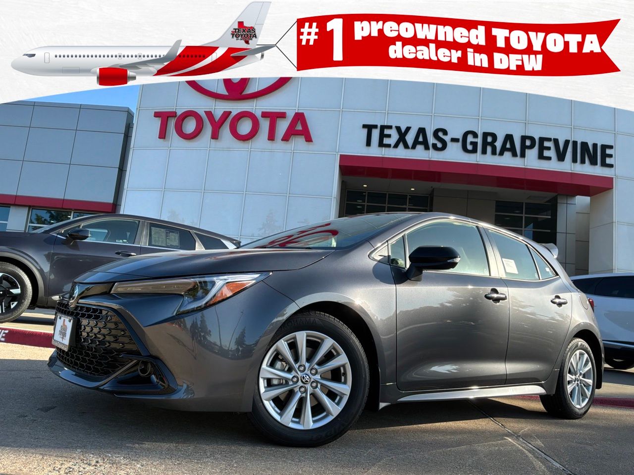 Magnetic Gray Meta 2026 Toyota Corolla Hatchback Hatchback Front-Wheel Drive Continuously Variable Transmission