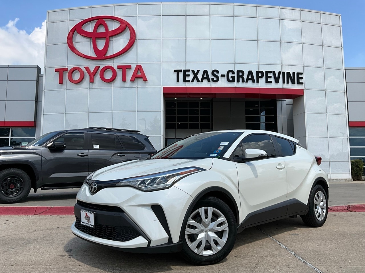 Used 2021 Toyota C-HR LE with VIN JTNKHMBX0M1095982 for sale in Grapevine, TX