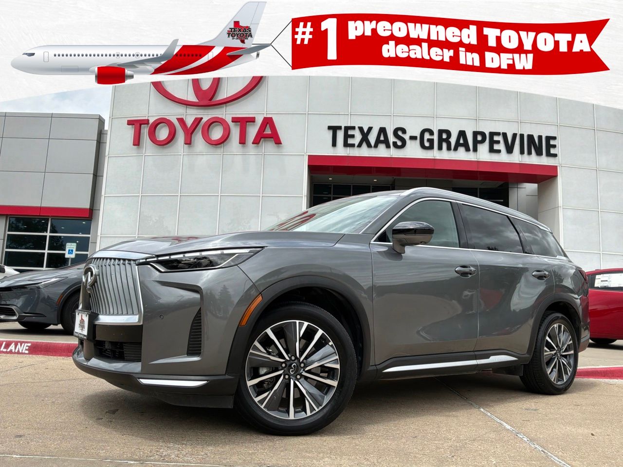 Gray (Graphite Shadow) 2026 INFINITI QX60 Luxe FWD SUV / Crossover Front-Wheel Drive 9-Speed Automatic