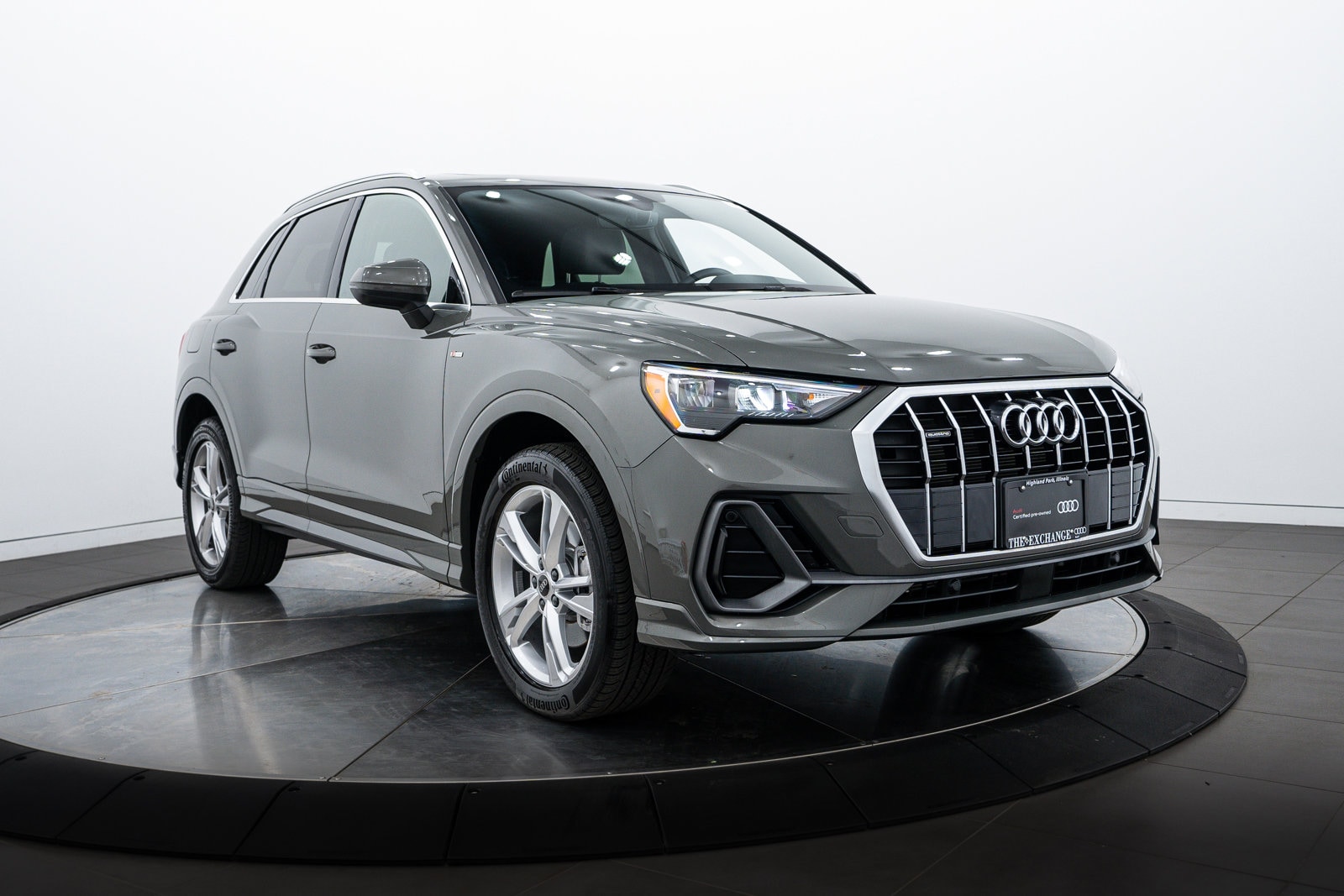 Certified 2022 Audi Q3 S Line Premium with VIN WA1DECF38N1130285 for sale in Highland Park, IL