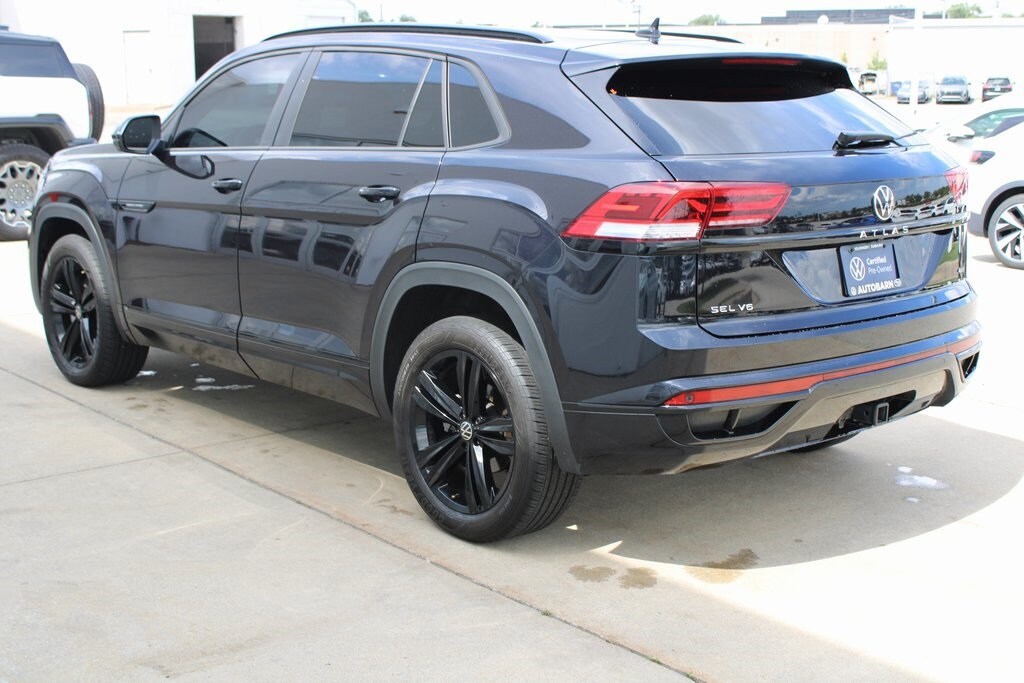 Certified 2023 Volkswagen Atlas Cross Sport 3.6L V6 SEL R-Line Black SUV