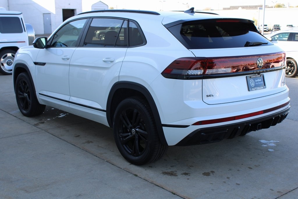 Certified 2025 Volkswagen Atlas Cross Sport 2.0T SEL R-Line Black SUV