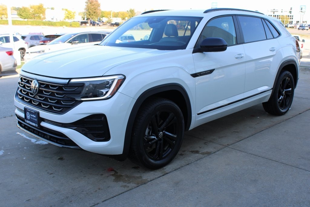 Certified 2025 Volkswagen Atlas Cross Sport 2.0T SEL R-Line Black SUV