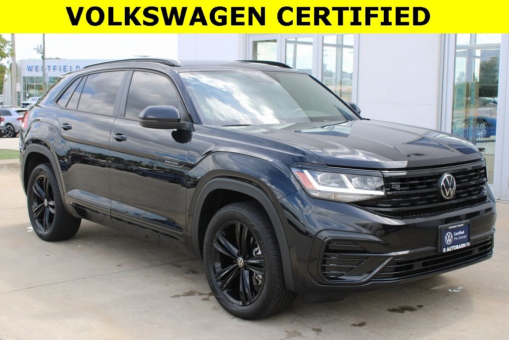 Certified 2023 Volkswagen Atlas Cross Sport 3.6L V6 SEL R-Line Black SUV
