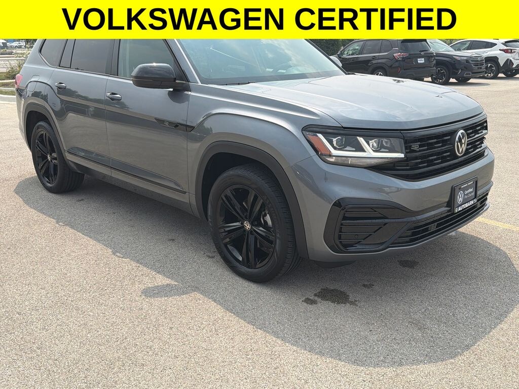 Certified 2023 Volkswagen Atlas 3.6L V6 SEL R-Line Black SUV