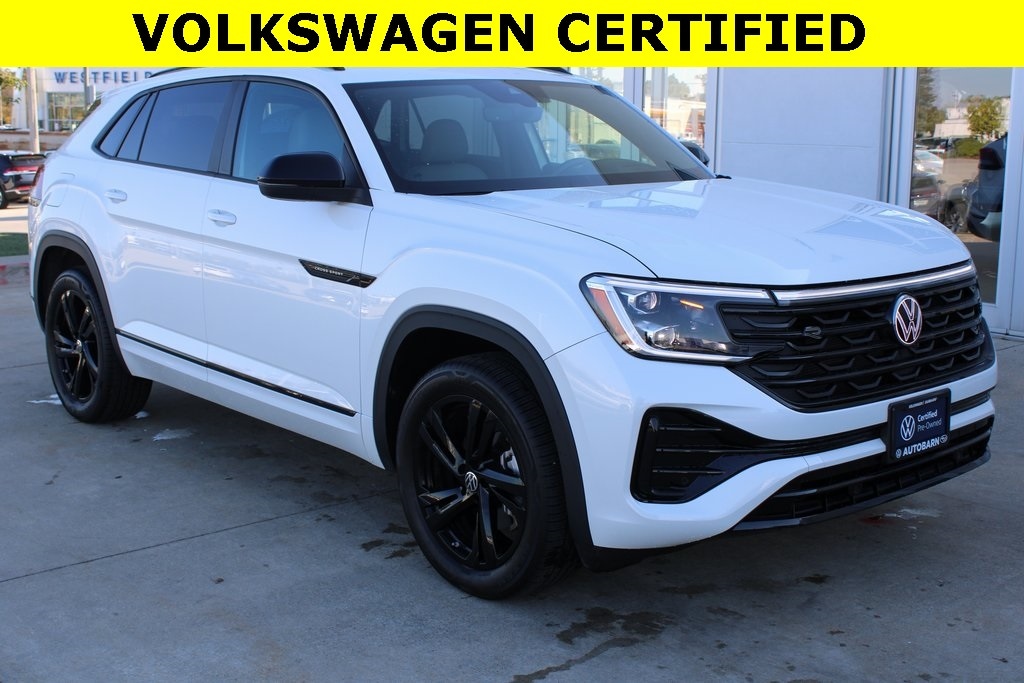 Certified 2025 Volkswagen Atlas Cross Sport 2.0T SEL R-Line Black SUV
