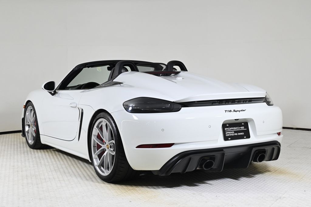 Certified 2021 Porsche 718 Spyder Convertible