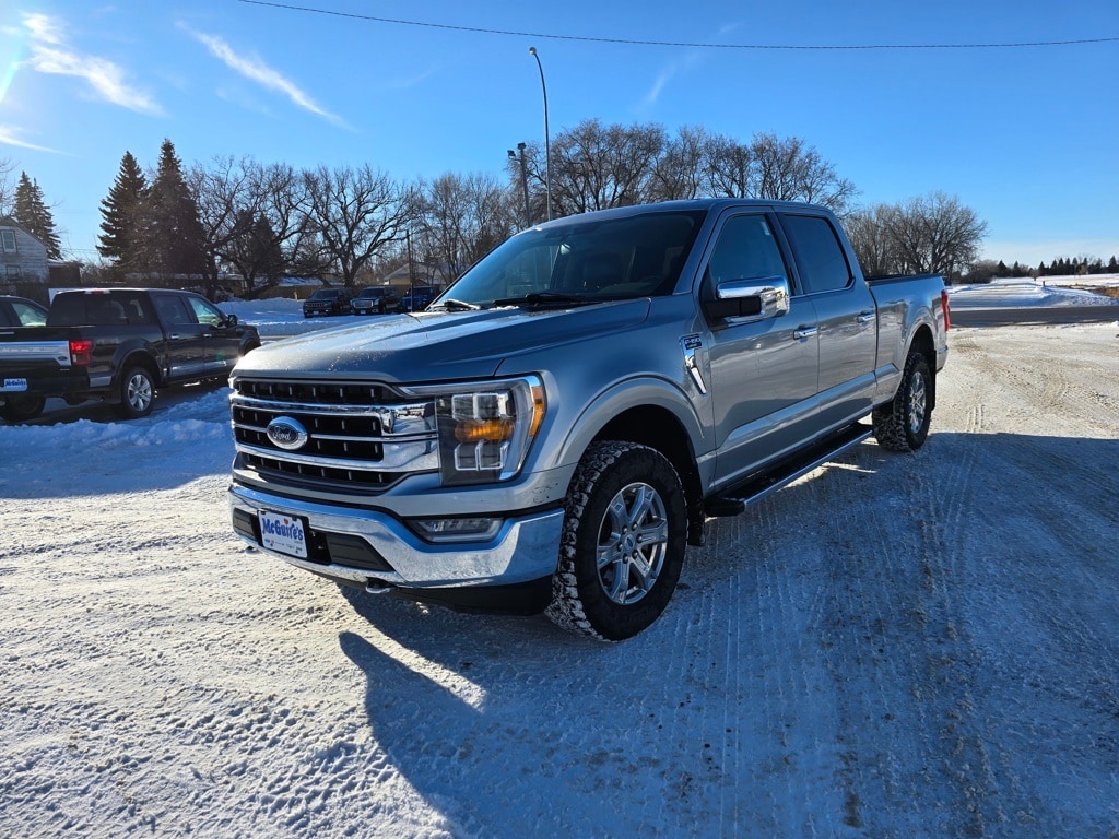 Used 2021 Ford F-150 Lariat with VIN 1FTFW1E59MFC06908 for sale in Minot, ND